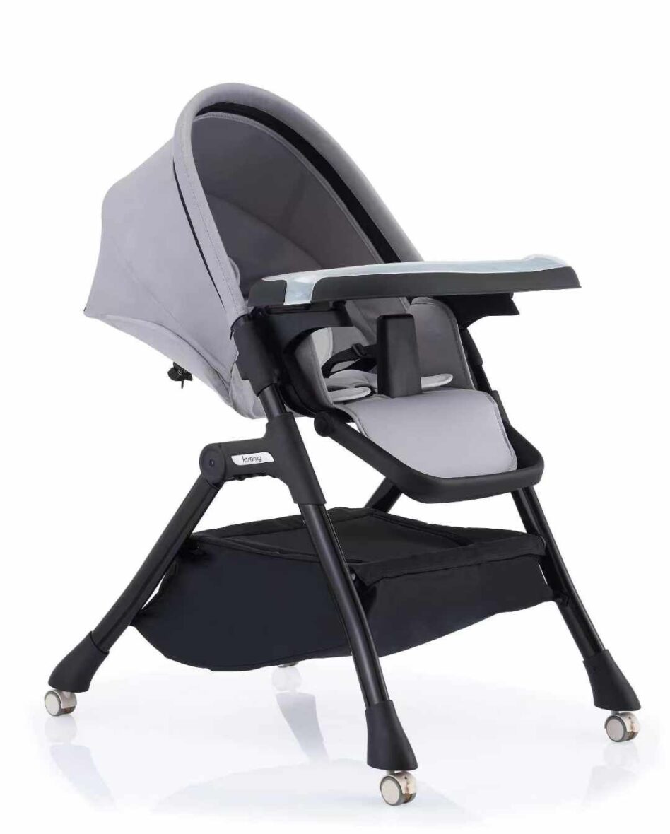 كرسي الطعام Kidilo 009 High Chair  – Grey