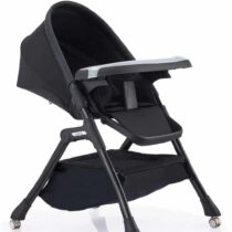 كرسي الطعام Kidilo 009 High Chair - Black