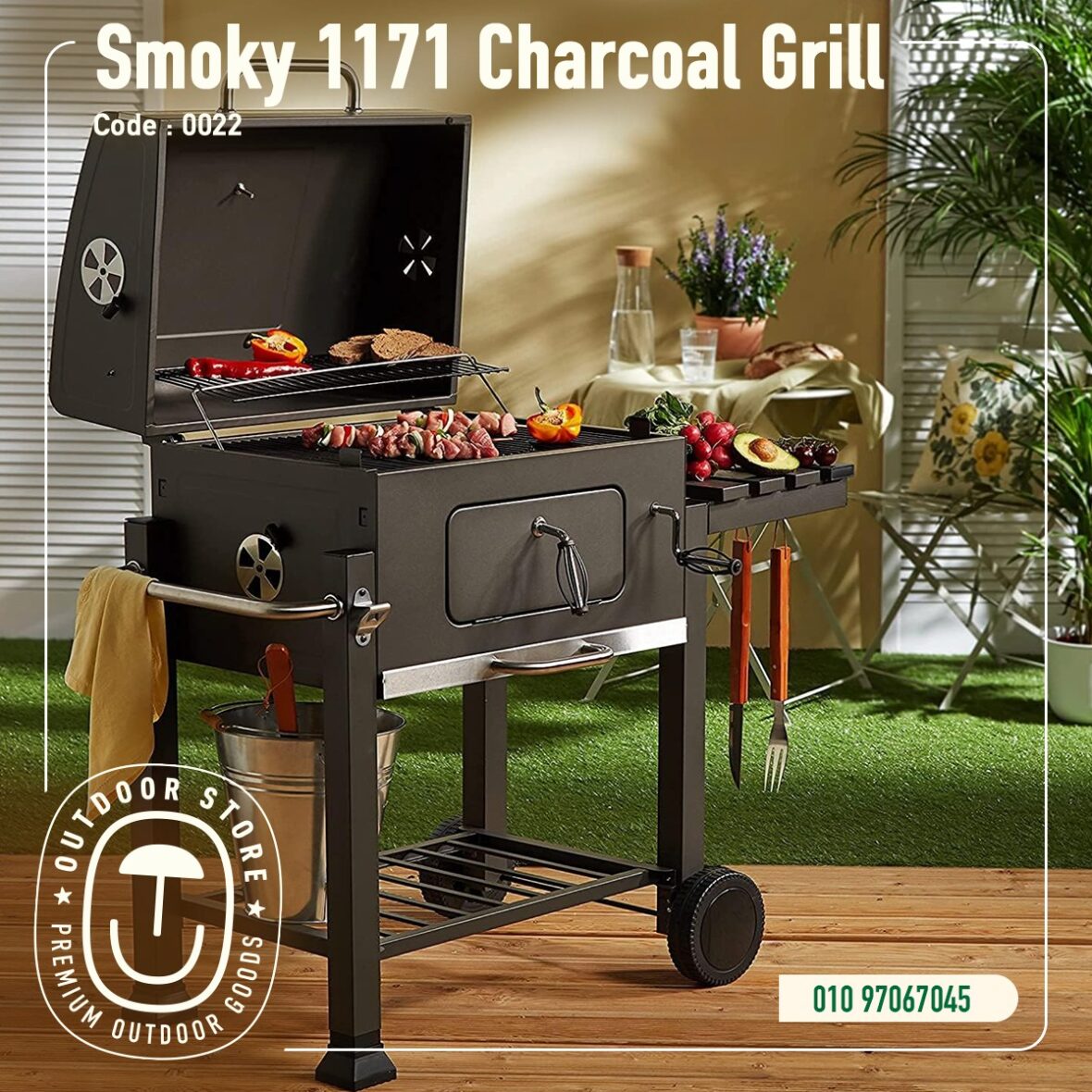 Smoky 1171 Charcoal Grill