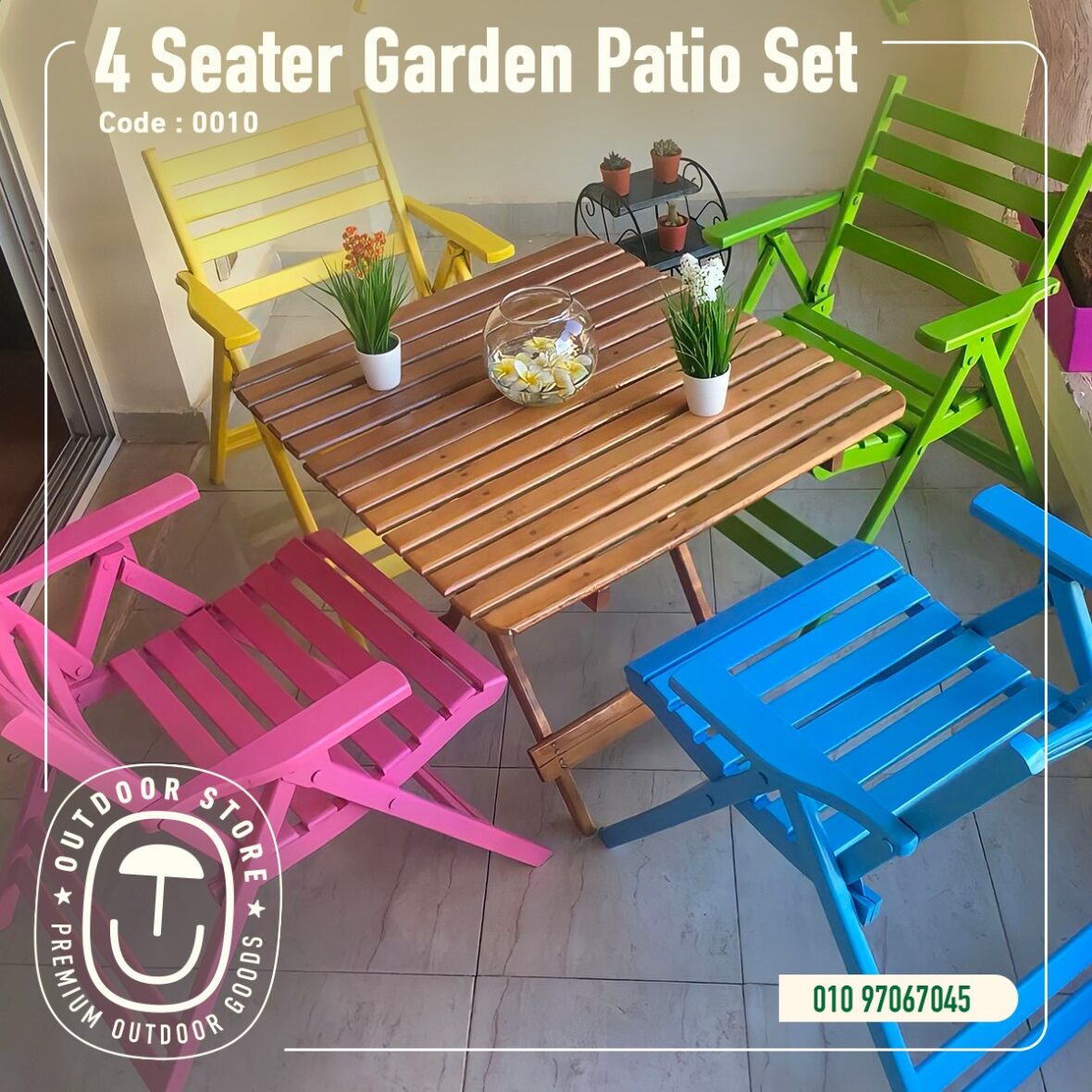 4 seater garden patio set