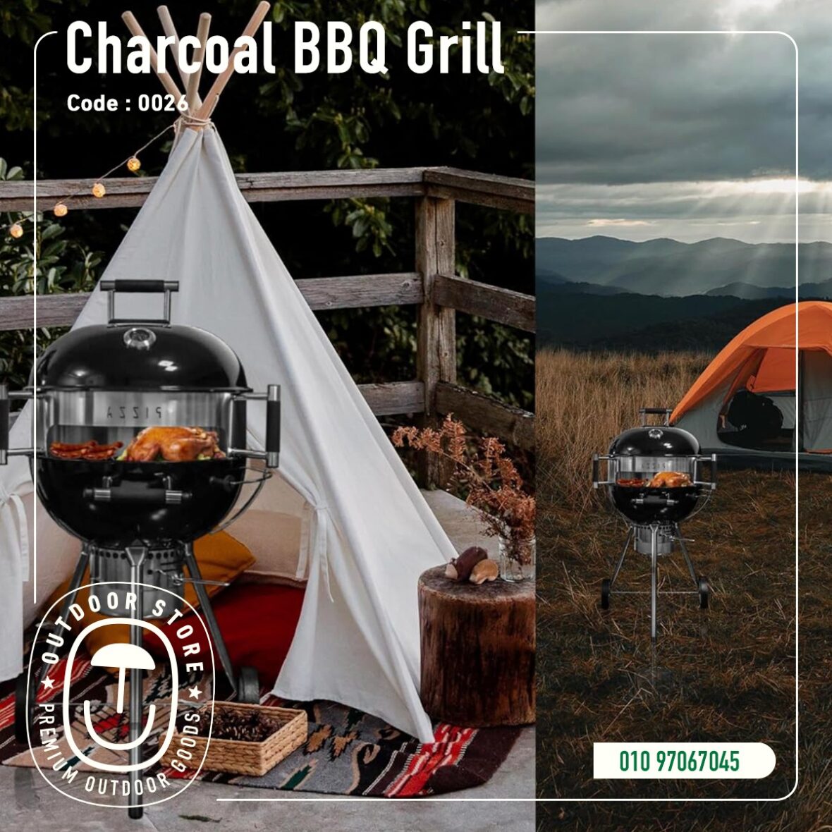 Charcoal BBQ Grill